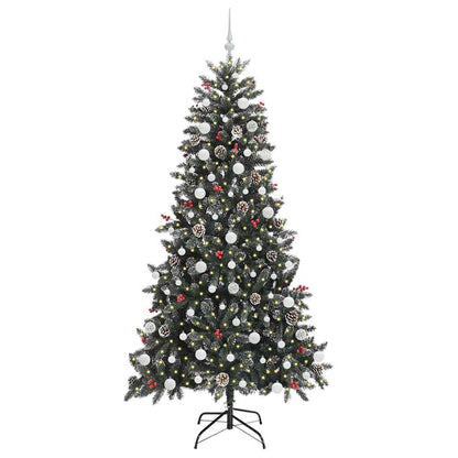 Umělý Vánoční Stromeček Zelená 210 Cm Pvc, Plast A Ocel