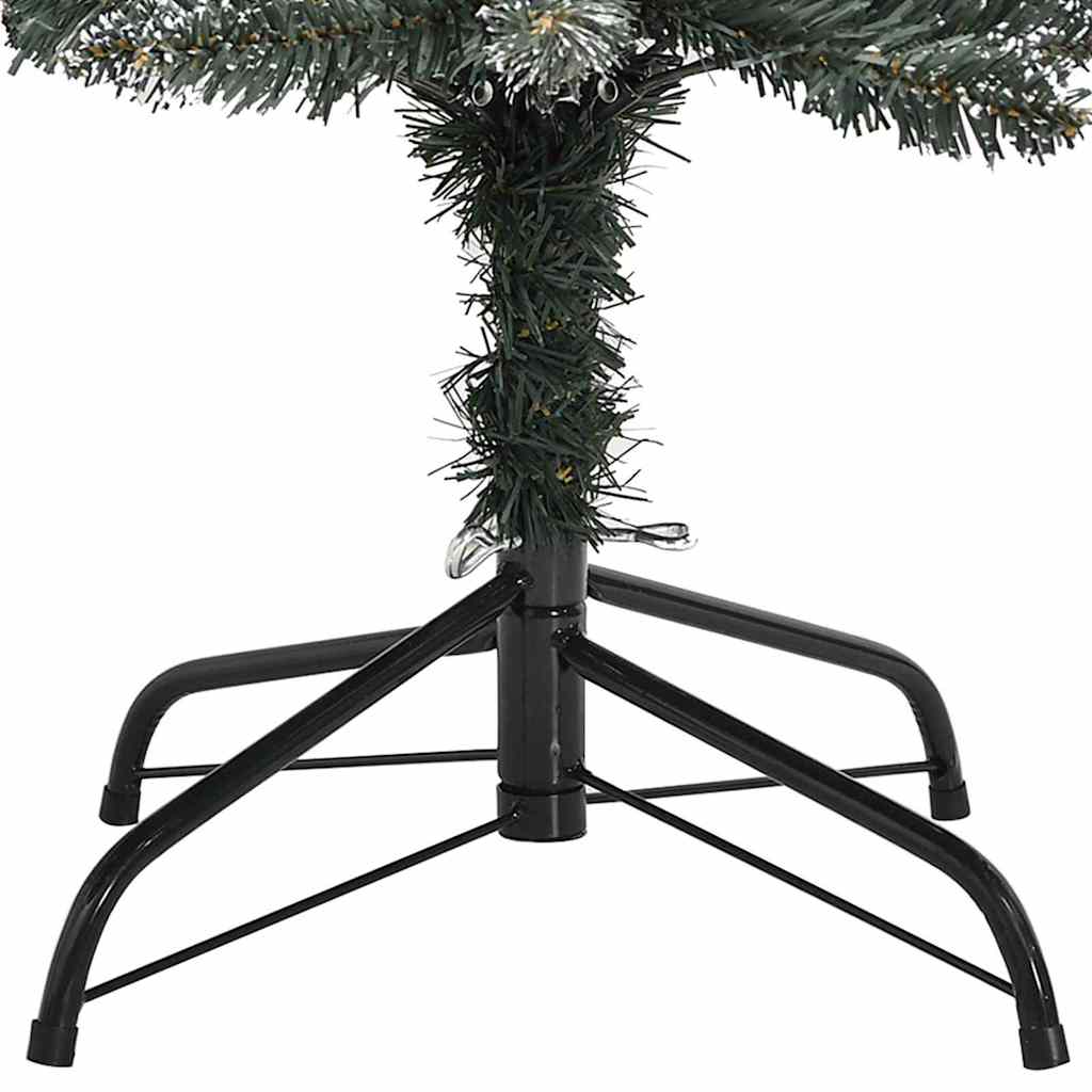 Umělý Vánoční Stromeček Zelená 210 Cm Pvc, Plast A Ocel
