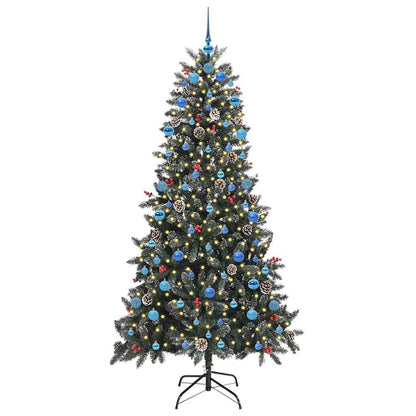 Umělý Vánoční Stromeček Zelená 210 Cm Pvc, Plast A Ocel