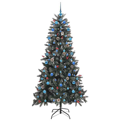 Umělý Vánoční Stromeček Zelená 210 Cm Pvc, Plast A Ocel