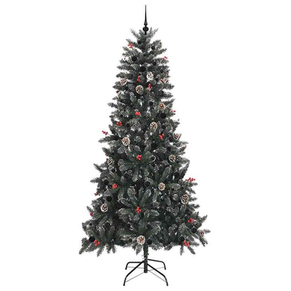 Umělý Vánoční Stromeček Zelená 240 Cm Pvc, Plast A Ocel