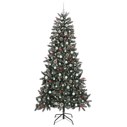 Umělý Vánoční Stromeček Zelená 240 Cm Pvc, Plast A Ocel