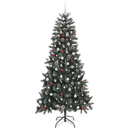 Umělý Vánoční Stromeček Zelená 240 Cm Pvc, Plast A Ocel
