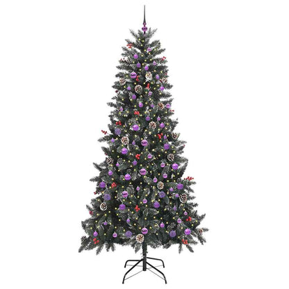 Umělý Vánoční Stromeček Zelená 240 Cm Pvc, Plast A Ocel