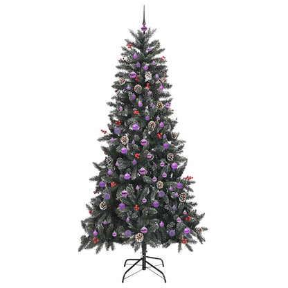 Umělý Vánoční Stromeček Zelená 240 Cm Pvc, Plast A Ocel