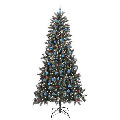 Umělý Vánoční Stromeček Zelená 240 Cm Pvc, Plast A Ocel