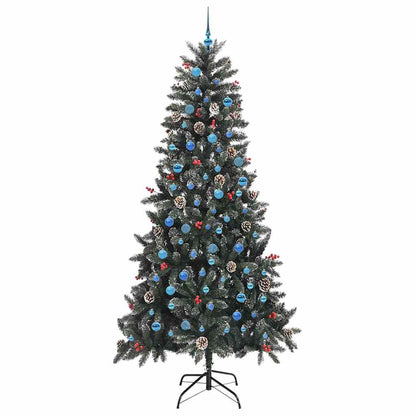 Umělý Vánoční Stromeček Zelená 240 Cm Pvc, Plast A Ocel