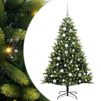 Umělý Zavěšený Vánoční Stromeček 150 Led Zelená Pvc A Pe