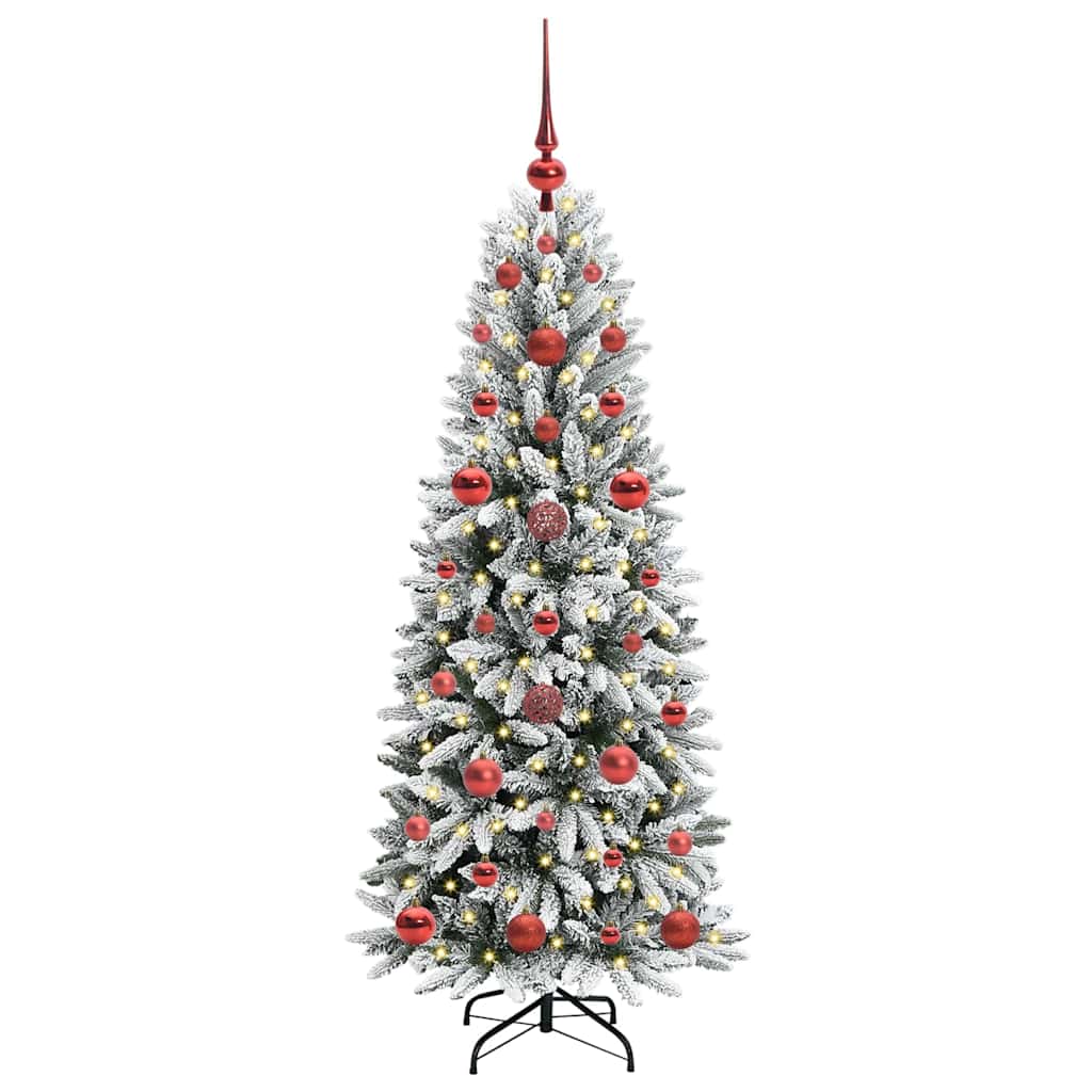 Umělý Vánoční Stromeček Bílá 120 Cm Pvc, Plast, Ocel A Pe