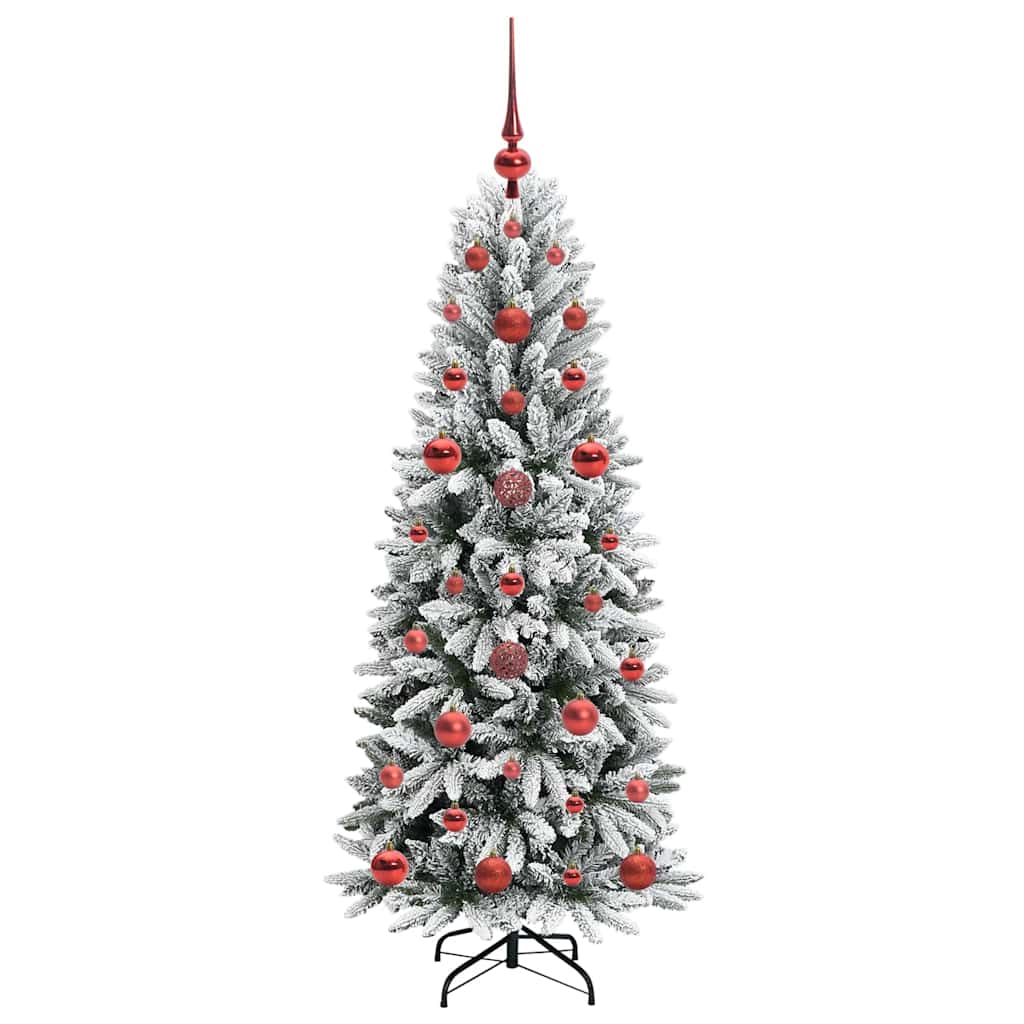 Umělý Vánoční Stromeček Bílá 120 Cm Pvc, Plast, Ocel A Pe