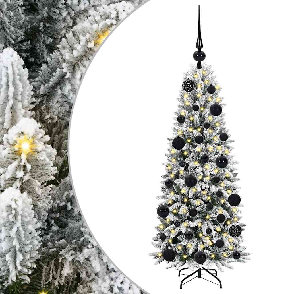 Umělý Vánoční Stromeček Bílá 120 Cm Pvc, Plast, Ocel A Pe