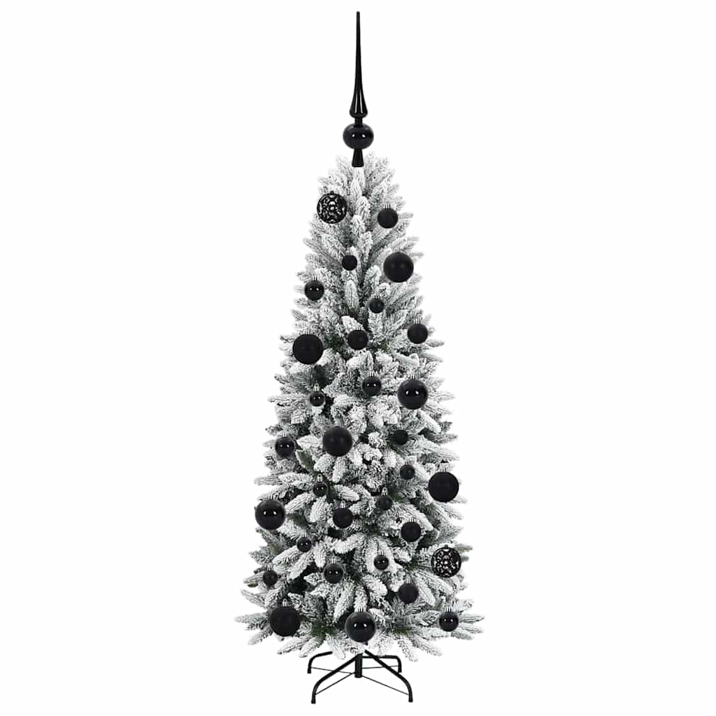 Umělý Vánoční Stromeček Bílá 120 Cm Pvc, Plast, Ocel A Pe