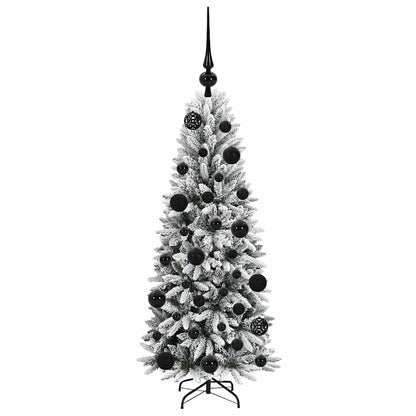 Umělý Vánoční Stromeček Bílá 120 Cm Pvc, Plast, Ocel A Pe
