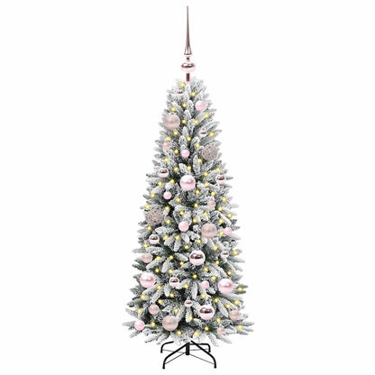 Umělý Vánoční Stromeček Bílá 120 Cm Pvc, Plast, Ocel A Pe