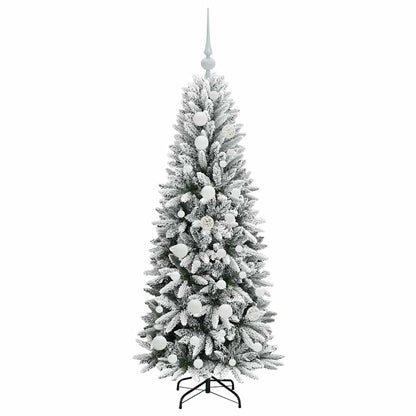 Umělý Vánoční Stromeček Bílá 120 Cm Pvc, Plast, Ocel A Pe