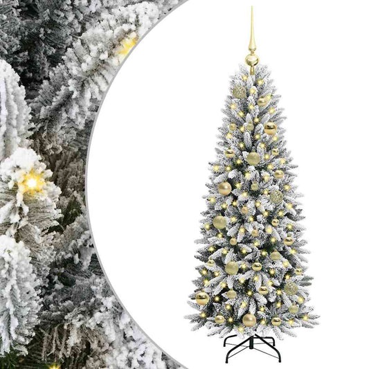 Umělý Vánoční Stromeček Bílá 120 Cm Pvc, Plast, Ocel A Pe