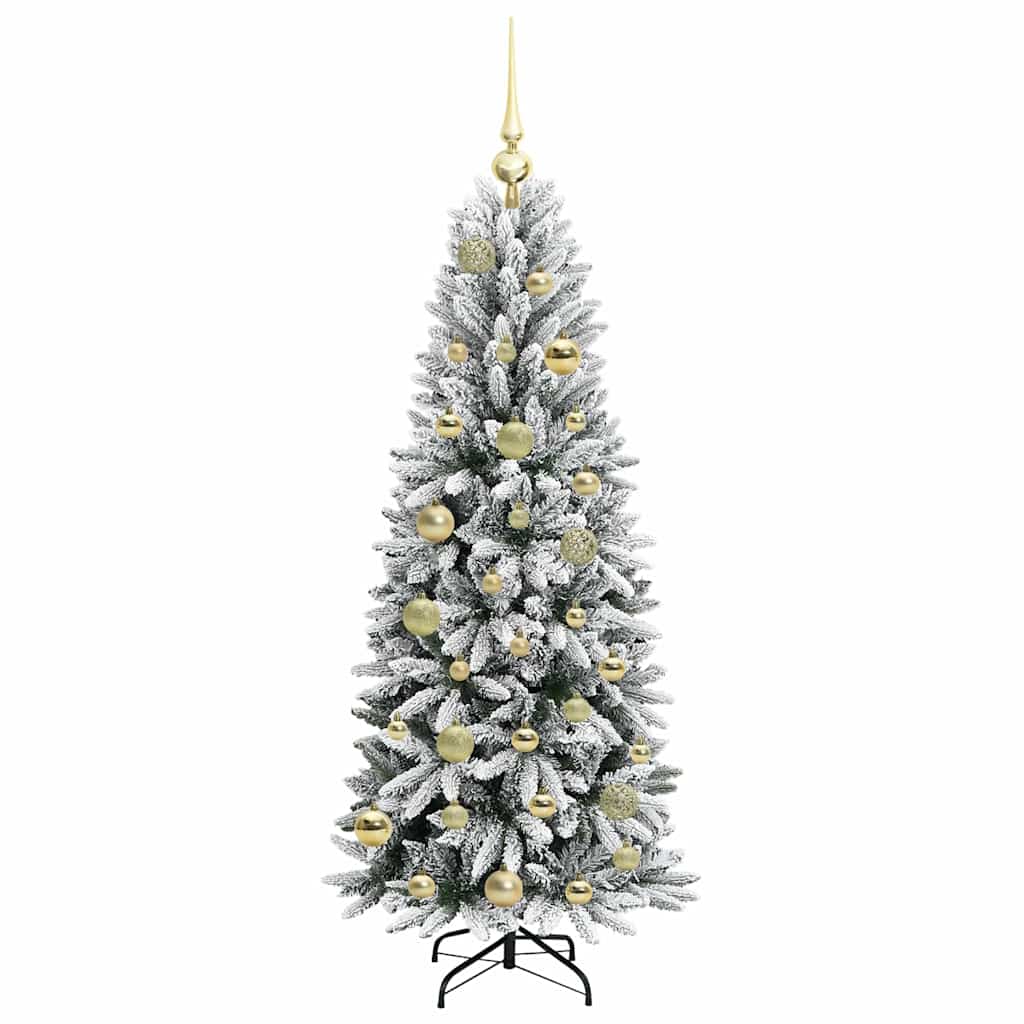 Umělý Vánoční Stromeček Bílá 120 Cm Pvc, Plast, Ocel A Pe