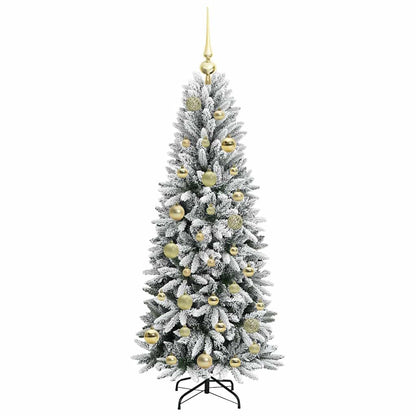 Umělý Vánoční Stromeček Bílá 120 Cm Pvc, Plast, Ocel A Pe