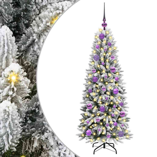 Umělý Vánoční Stromeček Bílá 120 Cm Pvc, Plast, Ocel A Pe