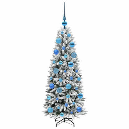 Umělý Vánoční Stromeček Bílá 120 Cm Pvc, Plast, Ocel A Pe