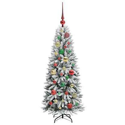 Umělý Vánoční Stromeček Bílá 120 Cm Pvc, Plast, Ocel A Pe