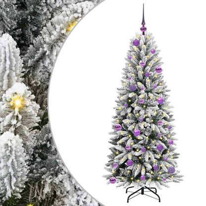 Umělý Vánoční Stromeček Bílá 150 Cm Pvc, Plast, Ocel A Pe