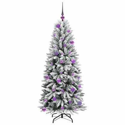 Umělý Vánoční Stromeček Bílá 150 Cm Pvc, Plast, Ocel A Pe