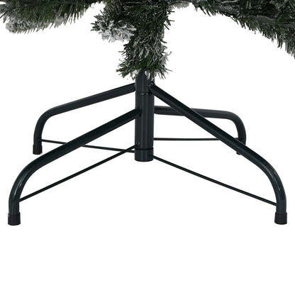 Umělý Vánoční Stromeček Bílá 180 Cm Pvc, Plast, Ocel A Pe