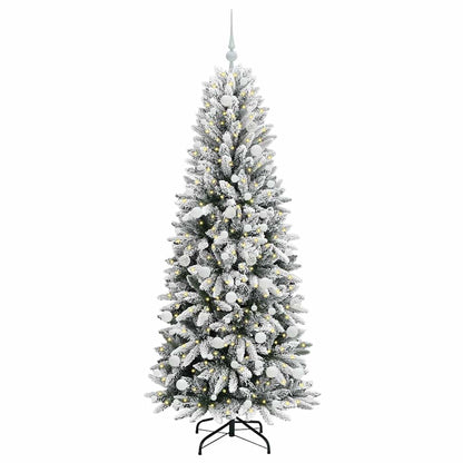 Umělý Vánoční Stromeček Bílá 180 Cm Pvc, Plast, Ocel A Pe