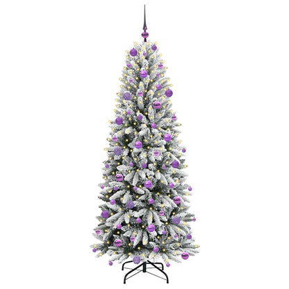 Umělý Vánoční Stromeček Bílá 180 Cm Pvc, Plast, Ocel A Pe