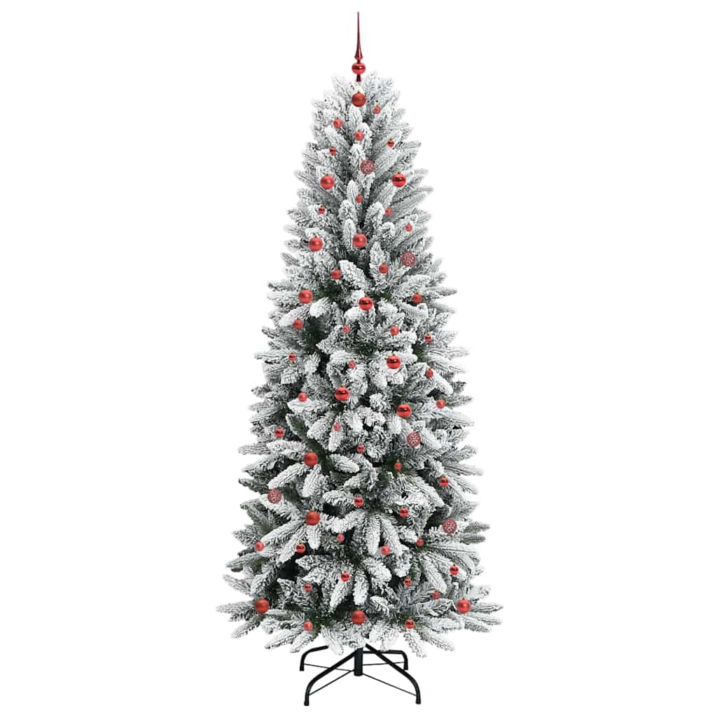 Umělý Vánoční Stromeček Bílá 240 Cm Pvc, Plast, Ocel A Pe