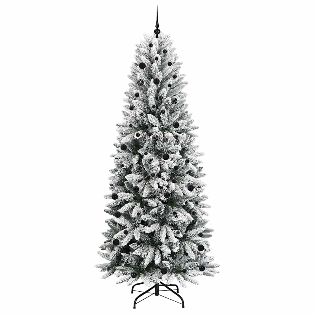 Umělý Vánoční Stromeček Bílá 240 Cm Pvc, Plast, Ocel A Pe