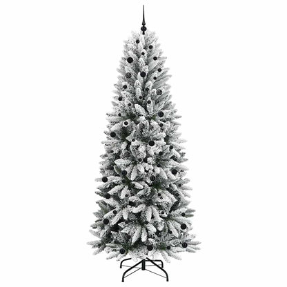 Umělý Vánoční Stromeček Bílá 240 Cm Pvc, Plast, Ocel A Pe