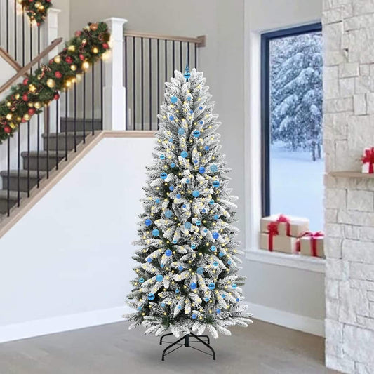Umělý Vánoční Stromeček Bílá 240 Cm Pvc, Plast, Ocel A Pe
