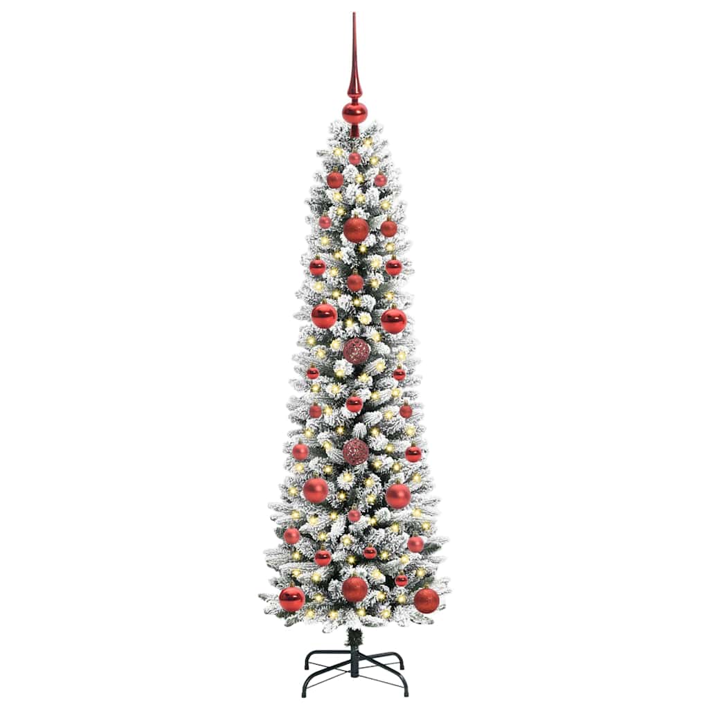 Umělý Vánoční Stromeček Bílá 120 Cm Pvc, Kov A Plast
