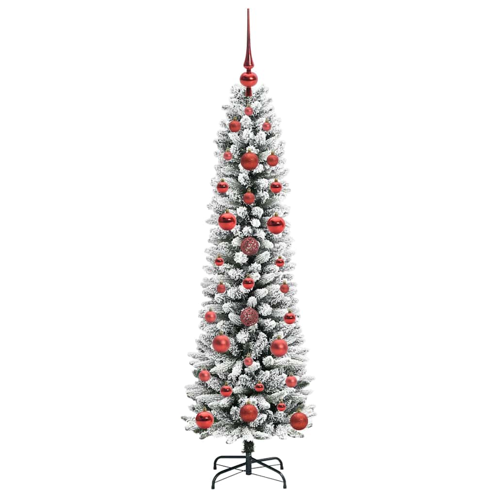 Umělý Vánoční Stromeček Bílá 120 Cm Pvc, Kov A Plast