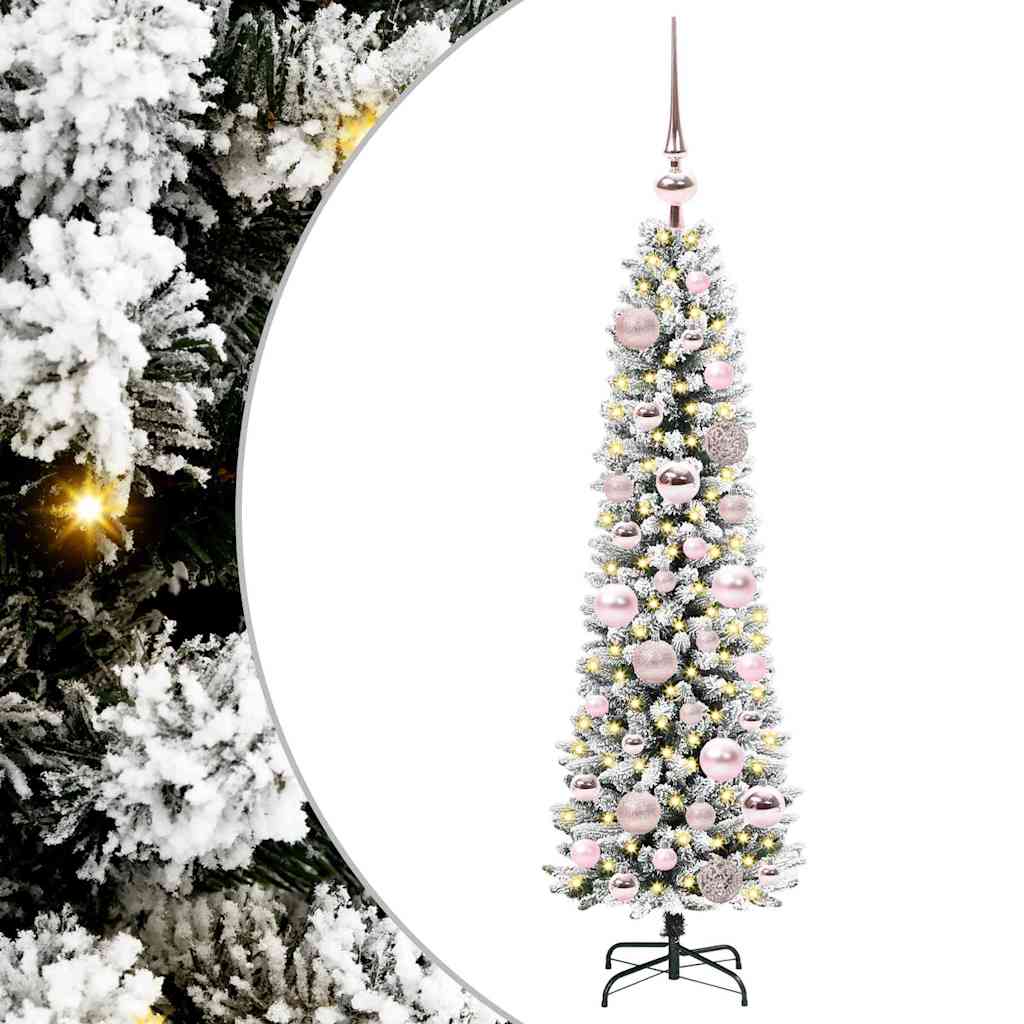 Umělý Vánoční Stromeček Bílá 120 Cm Pvc, Kov A Plast