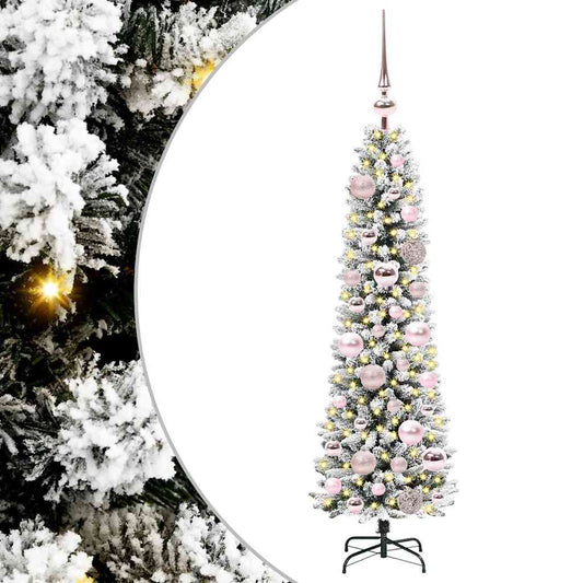 Umělý Vánoční Stromeček Bílá 120 Cm Pvc, Kov A Plast