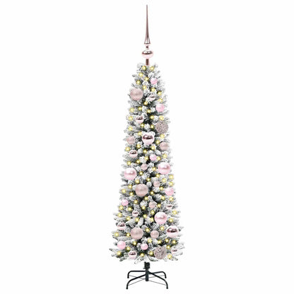 Umělý Vánoční Stromeček Bílá 120 Cm Pvc, Kov A Plast