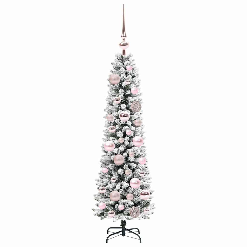 Umělý Vánoční Stromeček Bílá 120 Cm Pvc, Kov A Plast