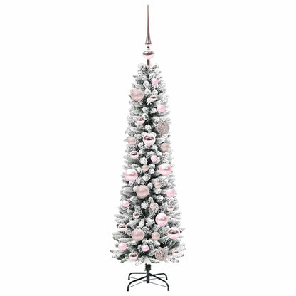 Umělý Vánoční Stromeček Bílá 120 Cm Pvc, Kov A Plast