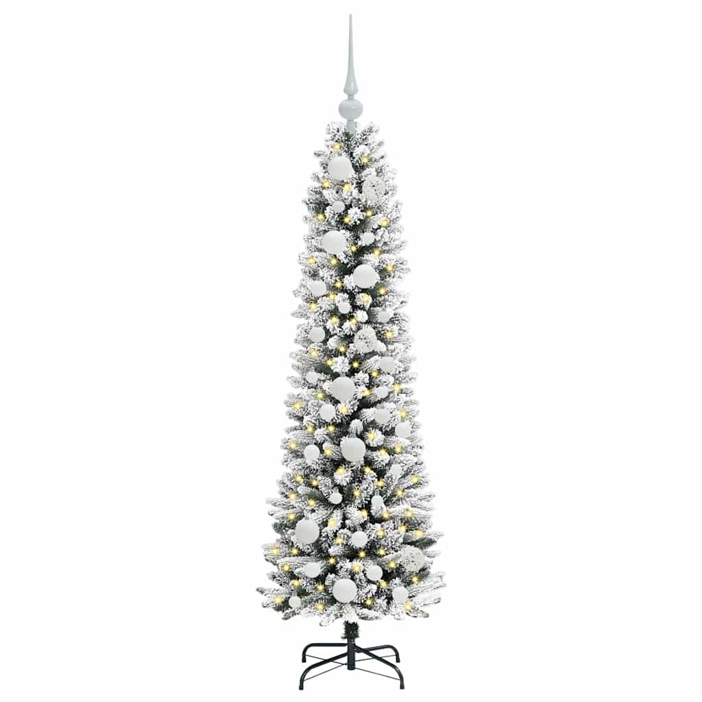 Umělý Vánoční Stromeček Bílá 120 Cm Pvc, Kov A Plast