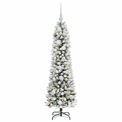 Umělý Vánoční Stromeček Bílá 120 Cm Pvc, Kov A Plast