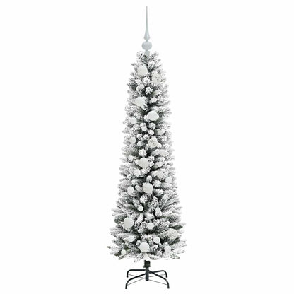 Umělý Vánoční Stromeček Bílá 120 Cm Pvc, Kov A Plast