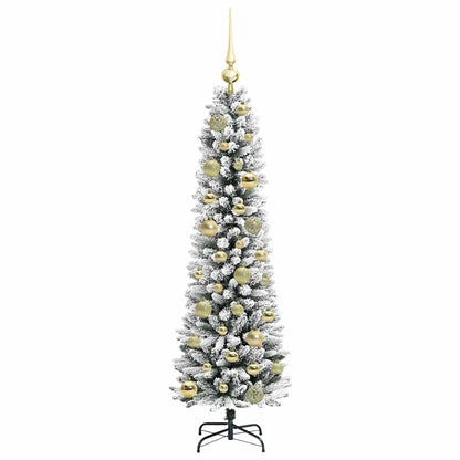 Umělý Vánoční Stromeček Bílá 120 Cm Pvc, Kov A Plast