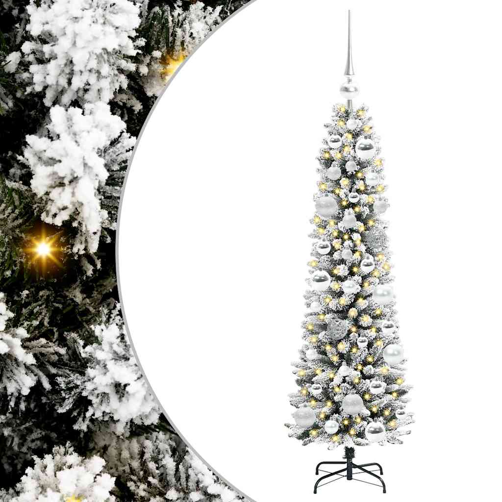 Umělý Vánoční Stromeček Bílá 120 Cm Pvc, Kov A Plast