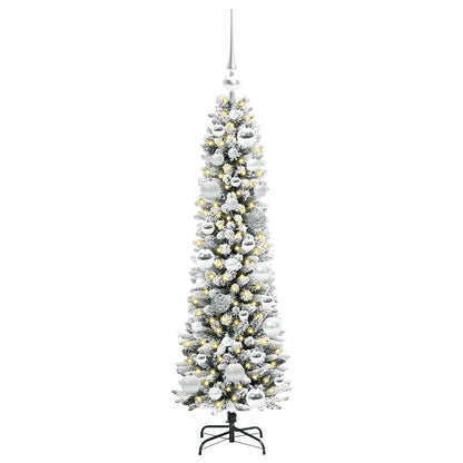Umělý Vánoční Stromeček Bílá 120 Cm Pvc, Kov A Plast