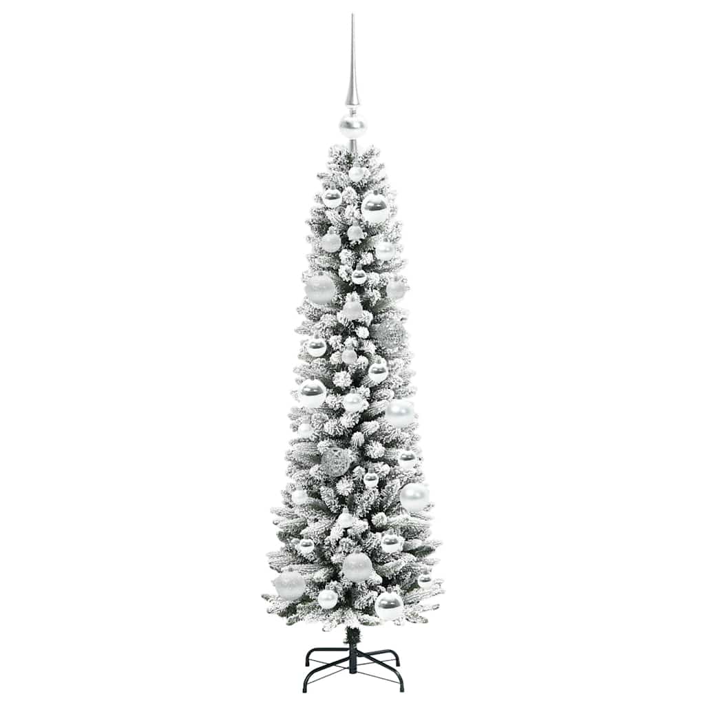 Umělý Vánoční Stromeček Bílá 120 Cm Pvc, Kov A Plast