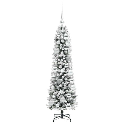 Umělý Vánoční Stromeček Bílá 120 Cm Pvc, Kov A Plast