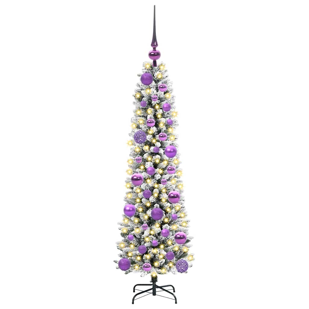 Umělý Vánoční Stromeček Bílá 120 Cm Pvc, Kov A Plast